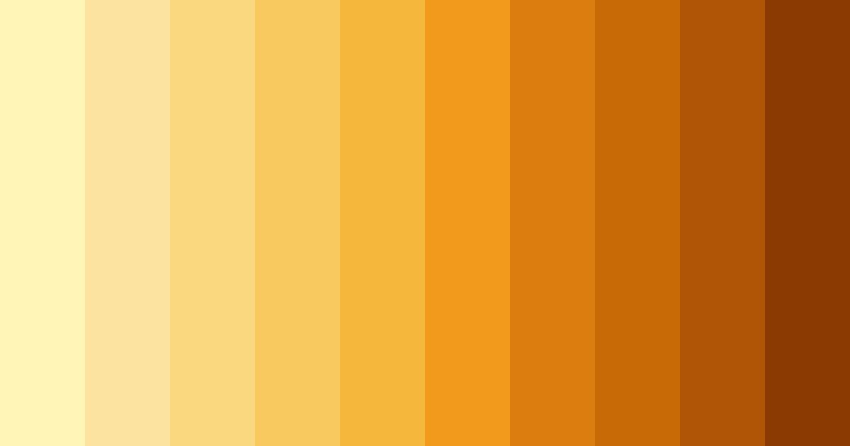Download dark yellow warning color palette PNG image (landscape)