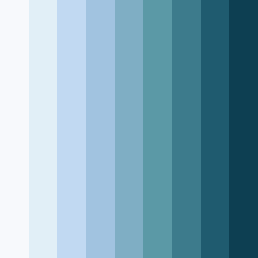 Download ocean breeze serenity color palette PNG image (square)
