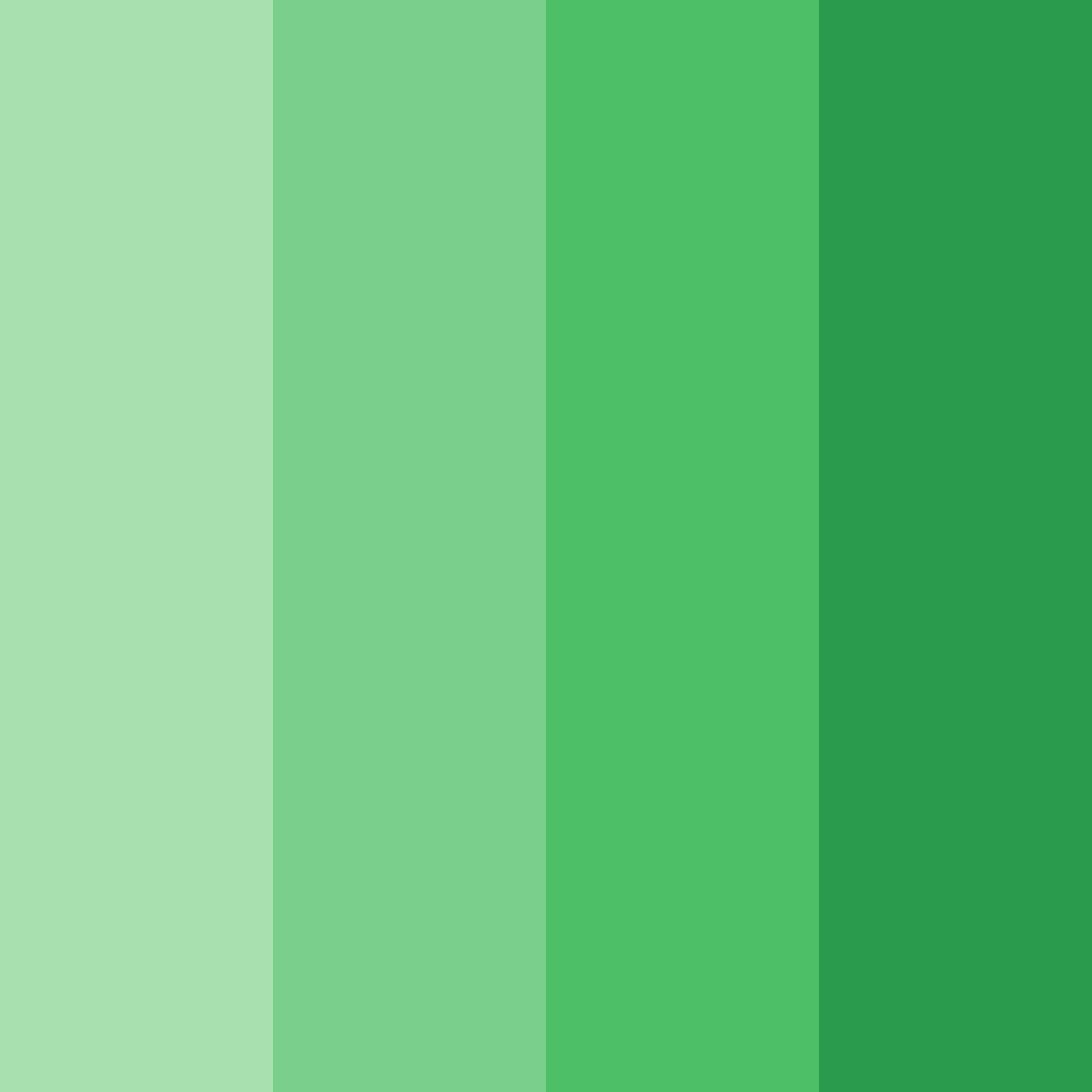 Download shades of verde color palette PNG image (square)