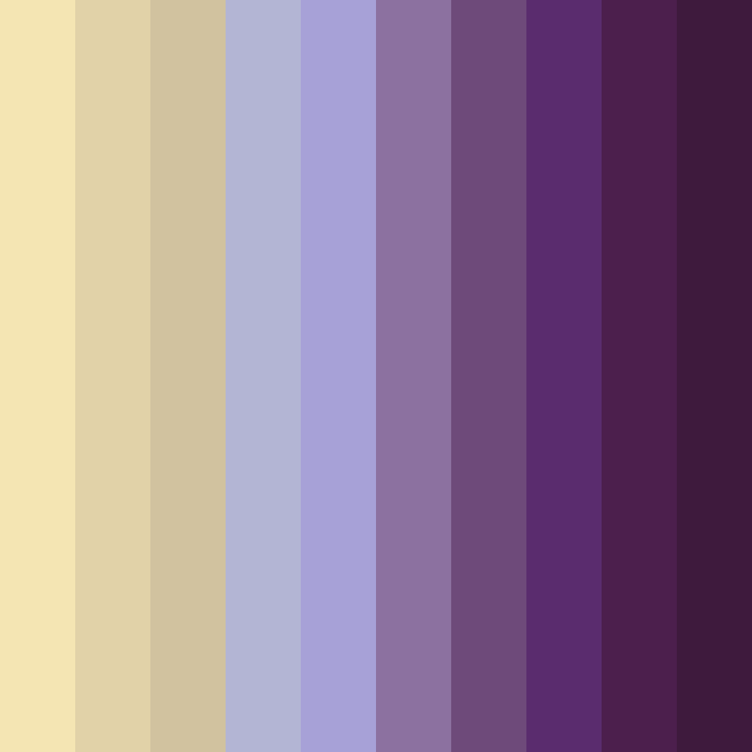 Download whispers of twilight color palette PNG image (square)