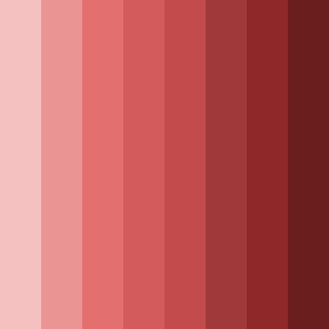 Download muted red color palette PNG image (square)