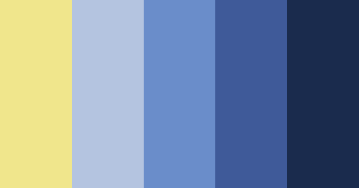 Download navy blue winter gold color palette PNG image (landscape)