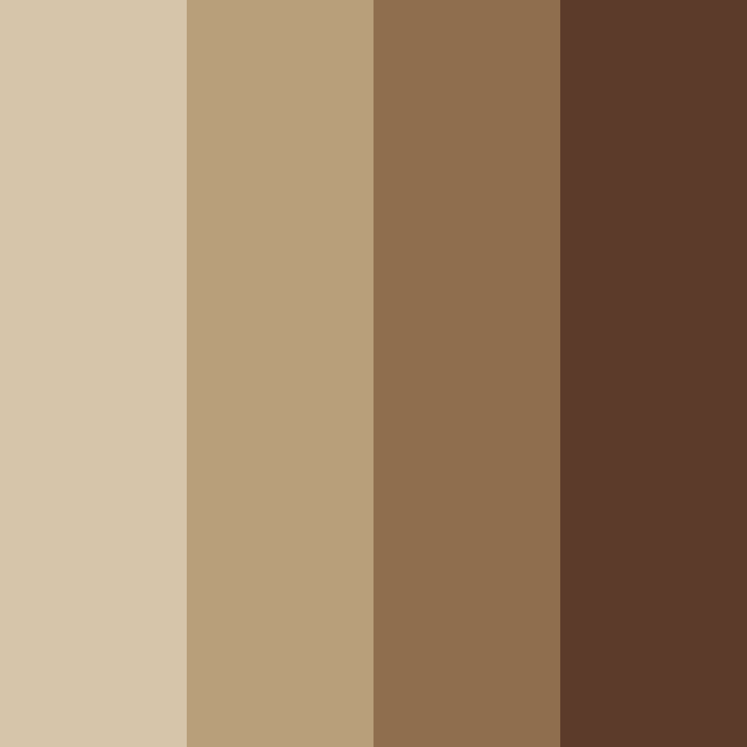 Download timeless tones color palette PNG image (square)