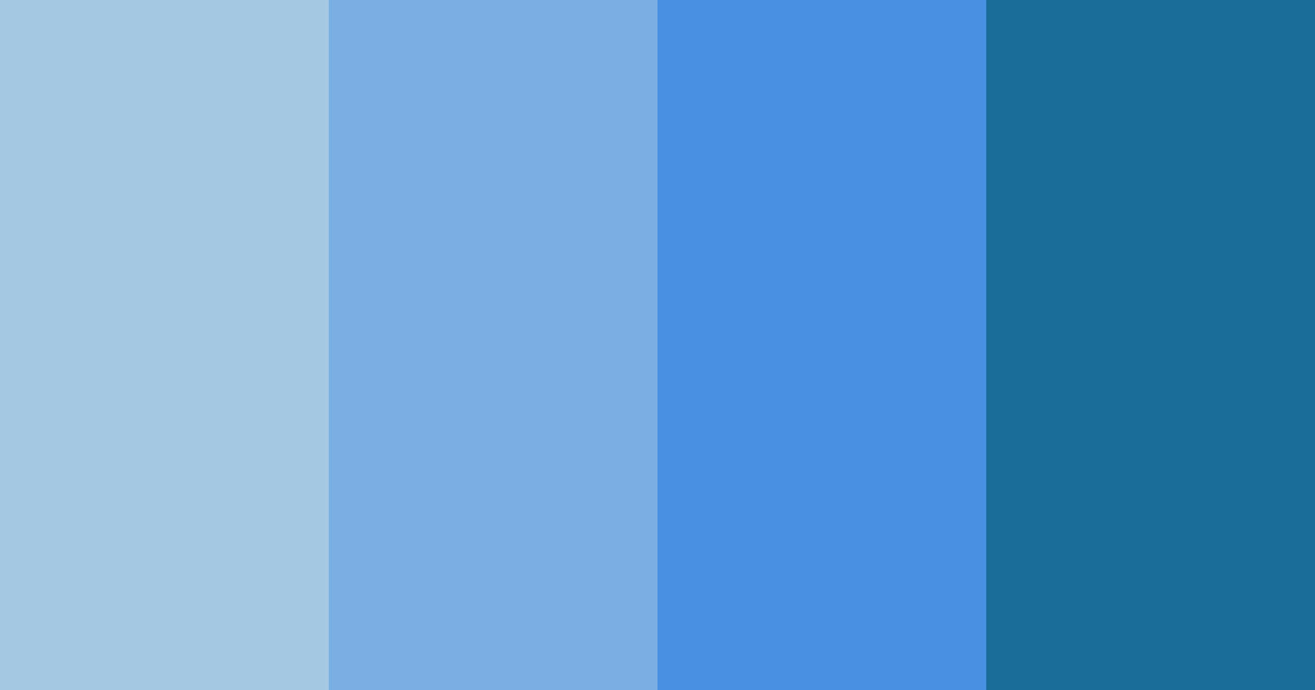 Download blue breeze color palette PNG image (landscape)