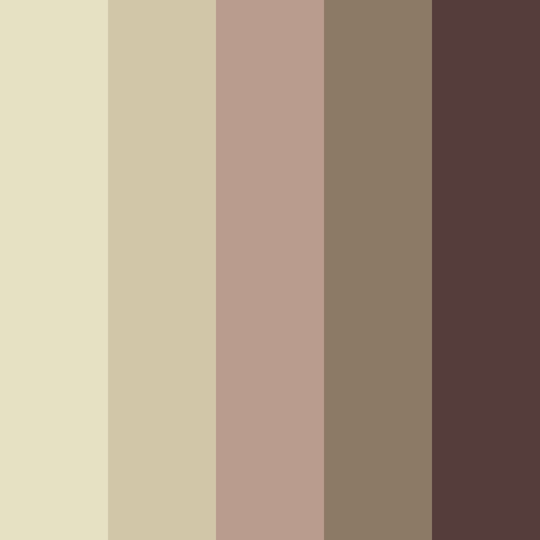 Download earthy mauve color palette PNG image (square)