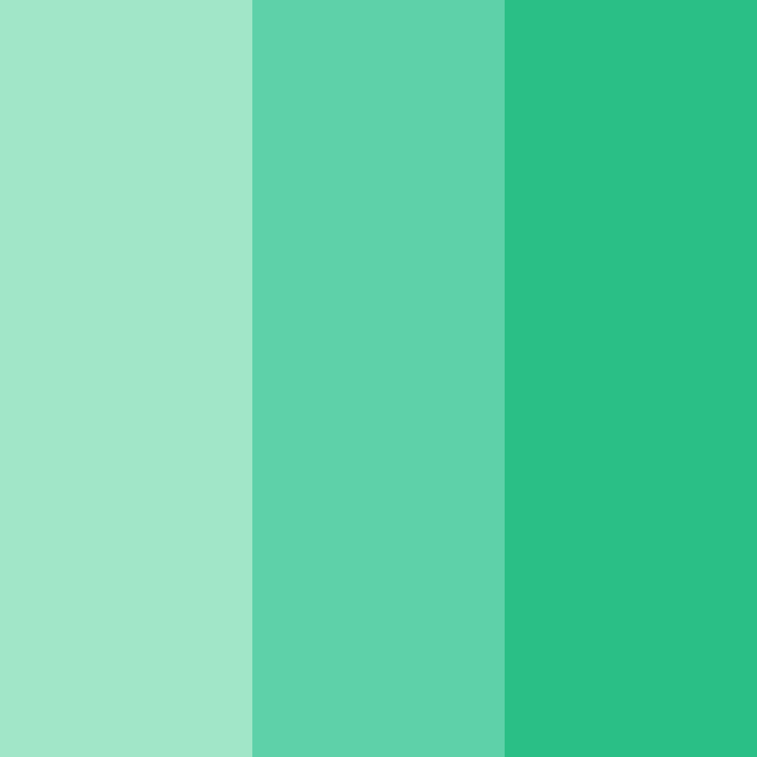 Download emerald oasis color palette PNG image (square)