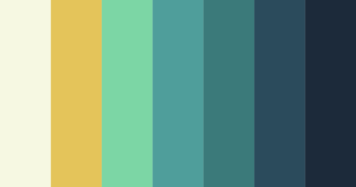 Download mystic oasis color palette PNG image (landscape)