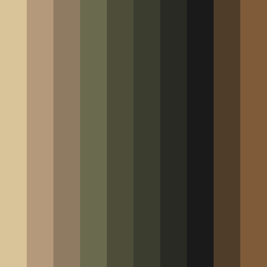 Download brown hazel color palette PNG image (square)