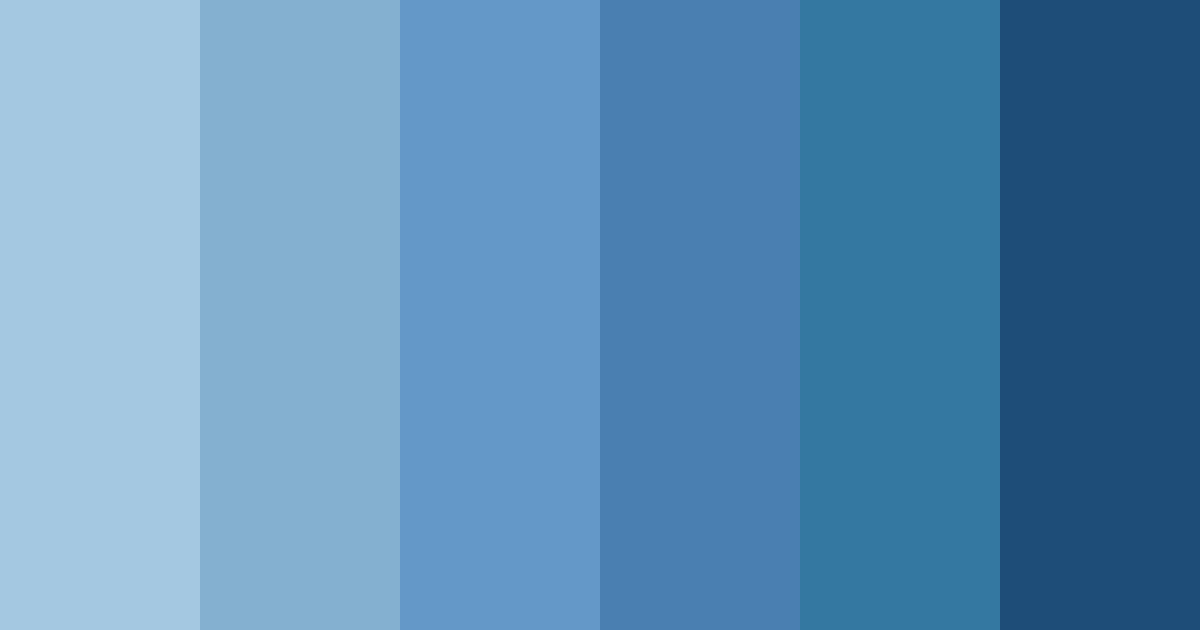 Download pale blue serenity color palette PNG image (landscape)