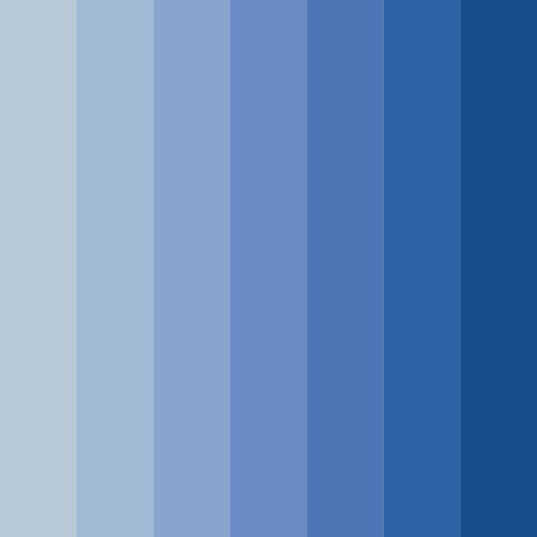 Download silver blue dream color palette PNG image (square)