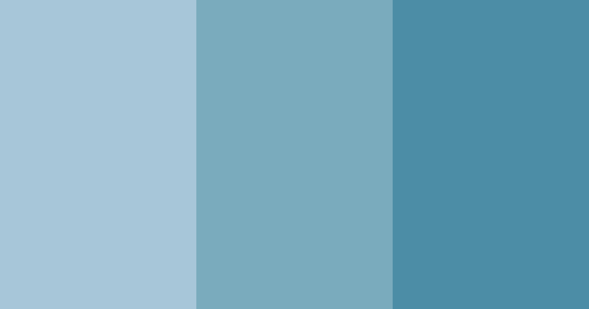Download silver blue serenity color palette PNG image (landscape)