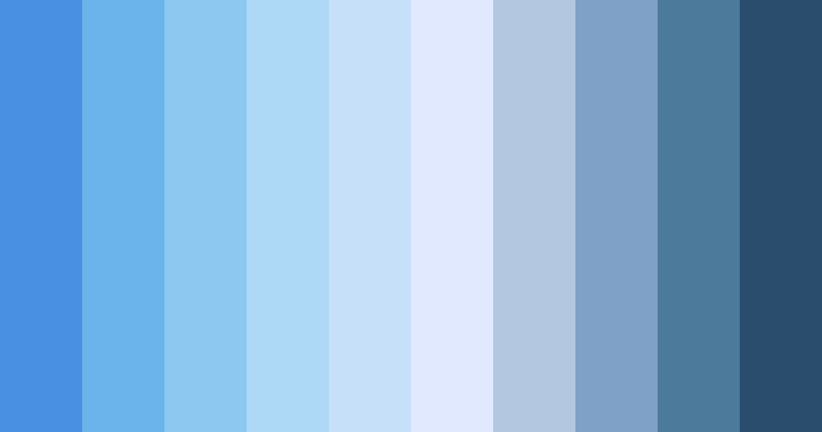 Download dark blue dream color palette PNG image (landscape)