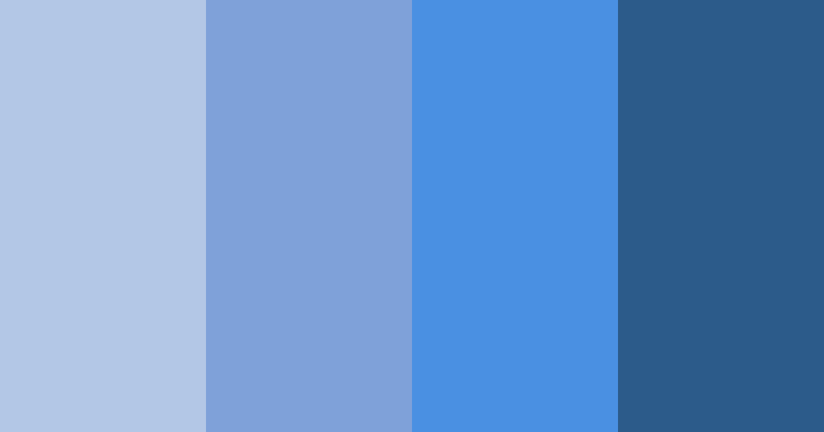 Download serene azure dream color palette PNG image (landscape)