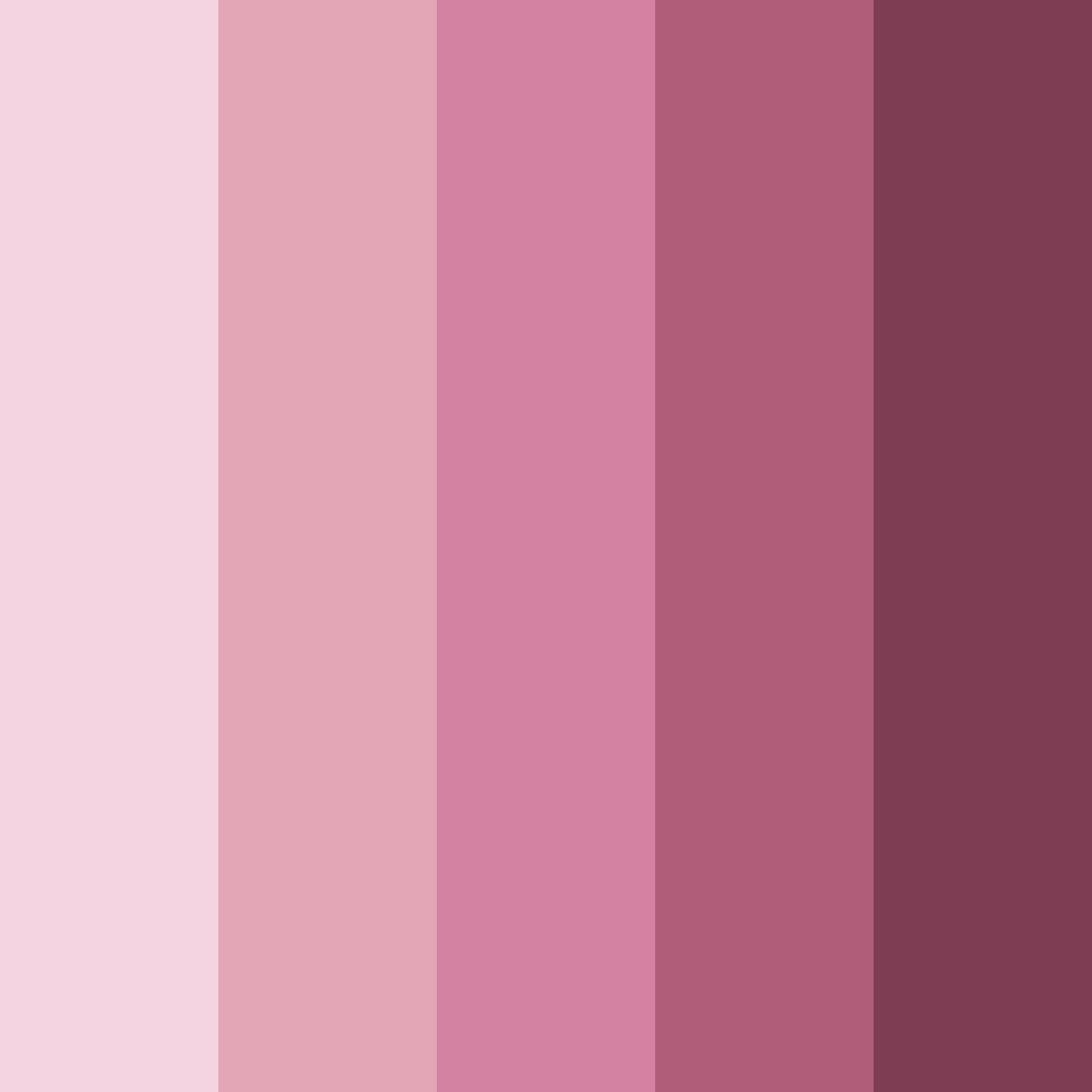 Download nocturnal pink color palette PNG image (square)