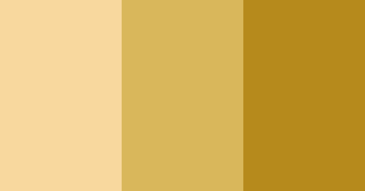 Download deep gold shades color palette PNG image (landscape)