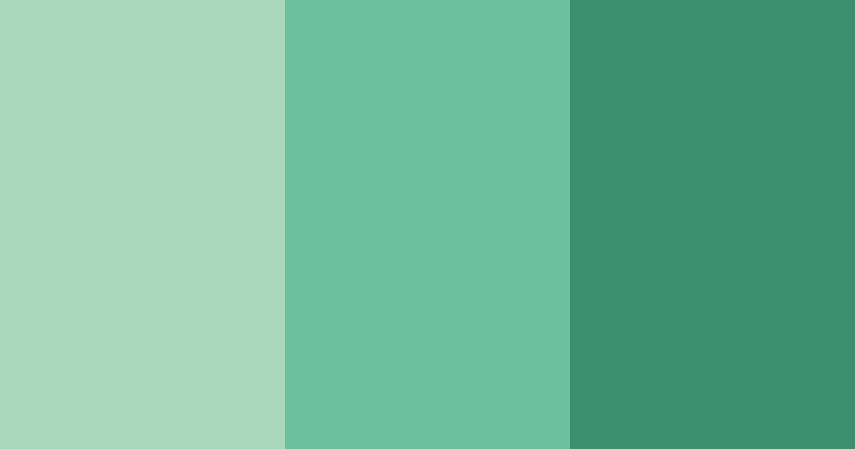 Download muted green shades color palette PNG image (landscape)