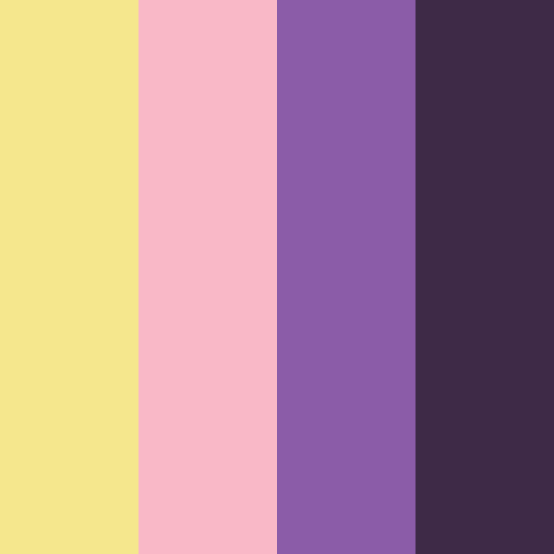 Download whimsical reverie color palette PNG image (square)
