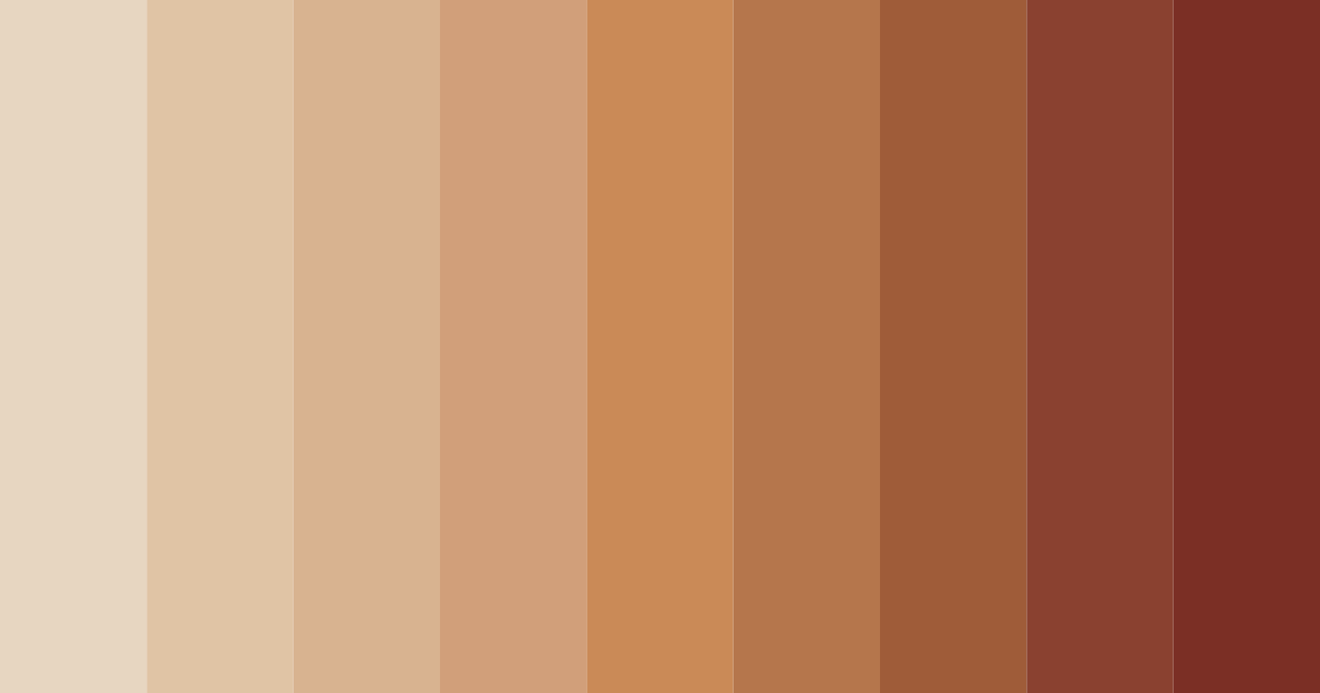 Download amber earthtones color palette PNG image (landscape)