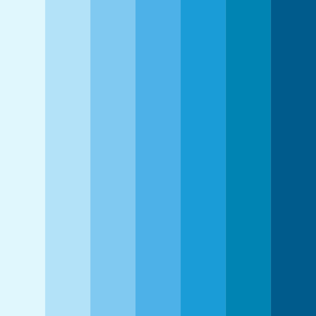 Download azure dreamscape color palette PNG image (square)
