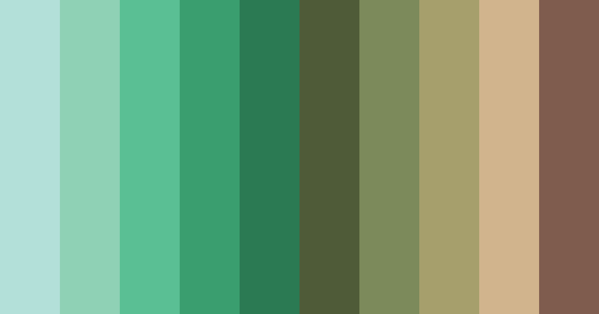 Download terraqua harmony color palette PNG image (landscape)