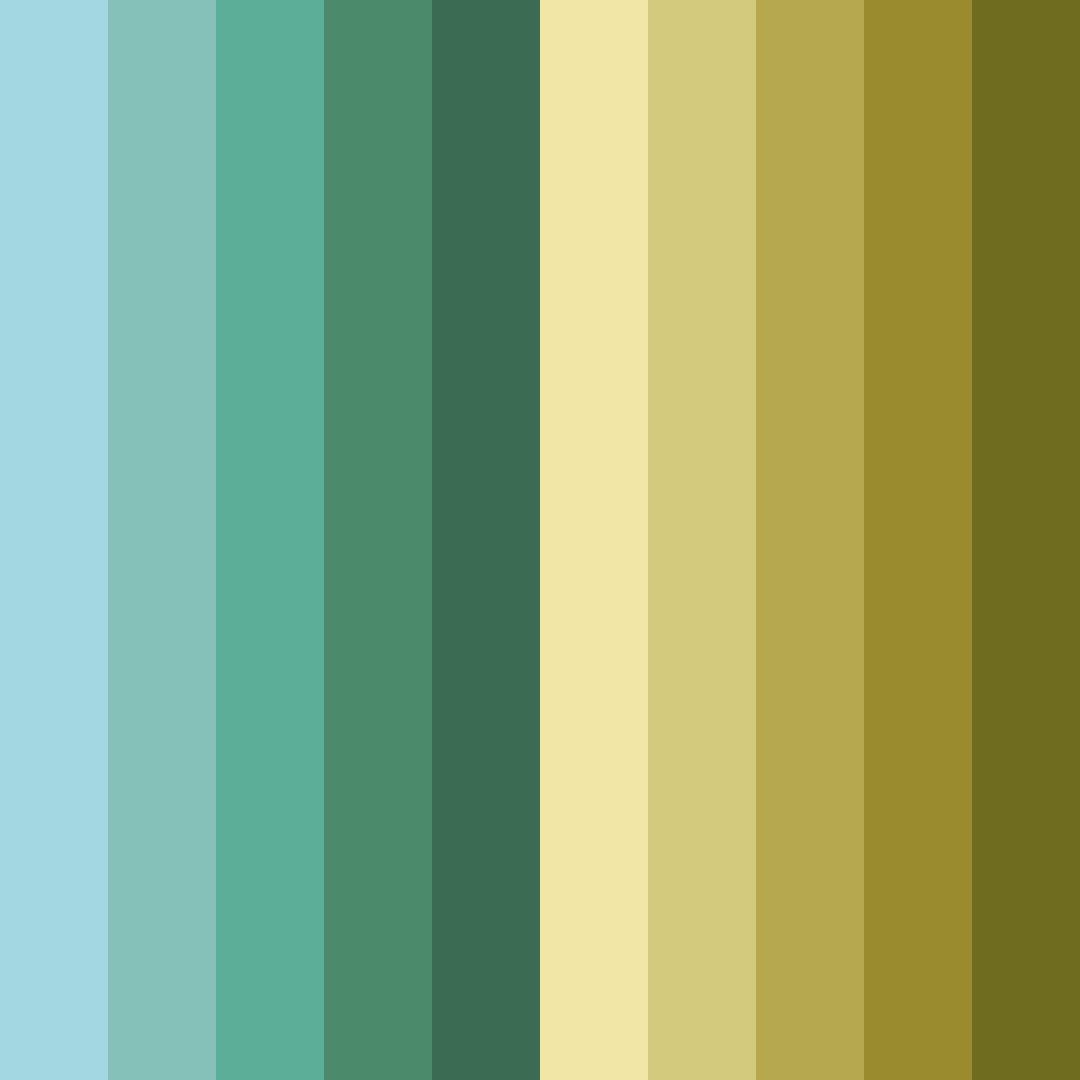 Download whispers of wilderness color palette PNG image (square)