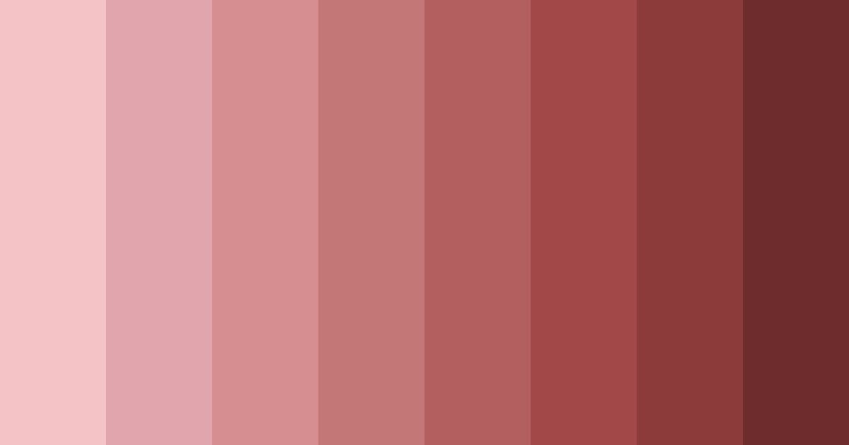 Download blushing embers color palette PNG image (landscape)