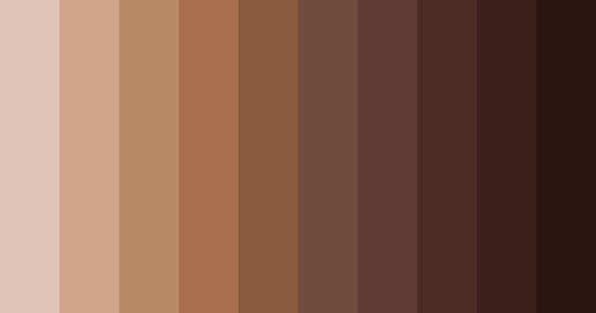 Download siamese elegance color palette PNG image (landscape)