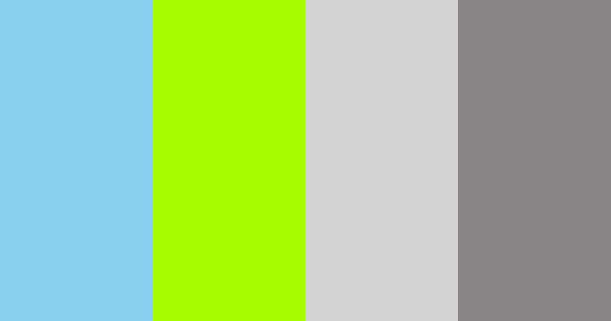 Download baby blue lime grey stone color palette PNG image (landscape)