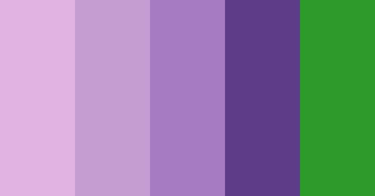 Download light purple and neon green color palette PNG image (landscape)