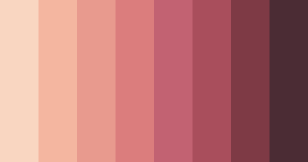 Download muted red color palette PNG image (landscape)
