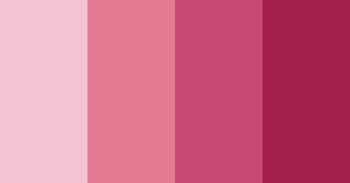 Download rose shades color palette PNG image (landscape)