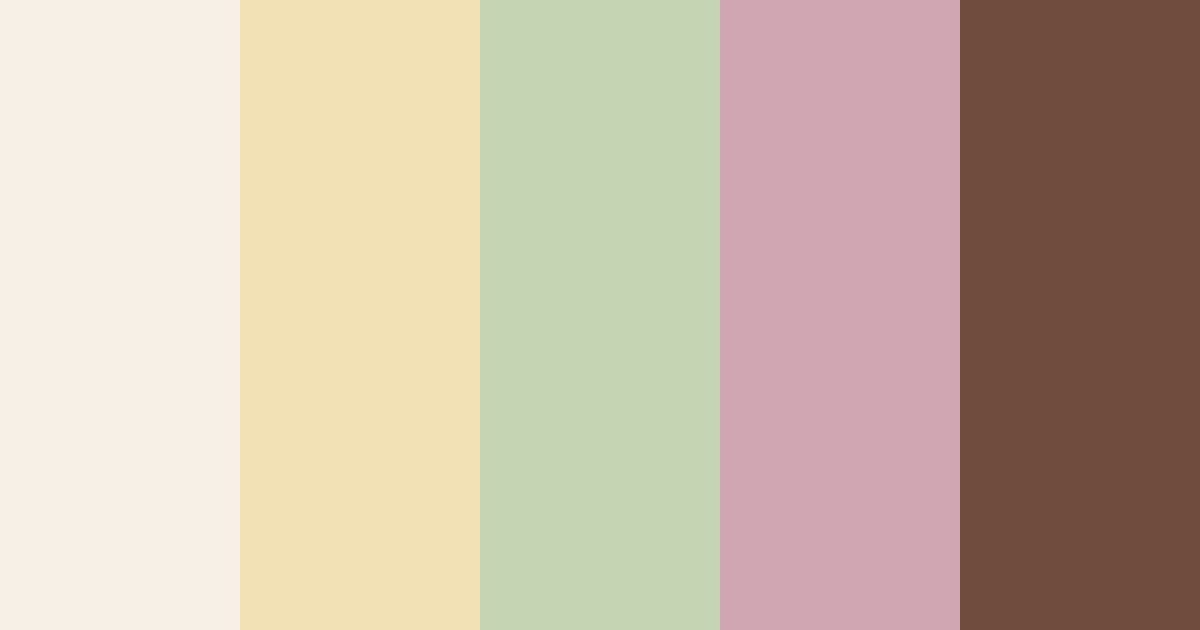 Download dusty green dream color palette PNG image (landscape)
