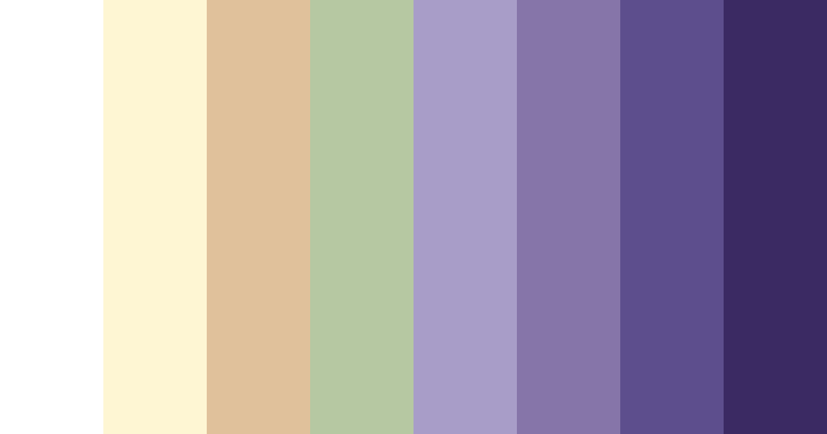 Download dusty green dream color palette PNG image (landscape)
