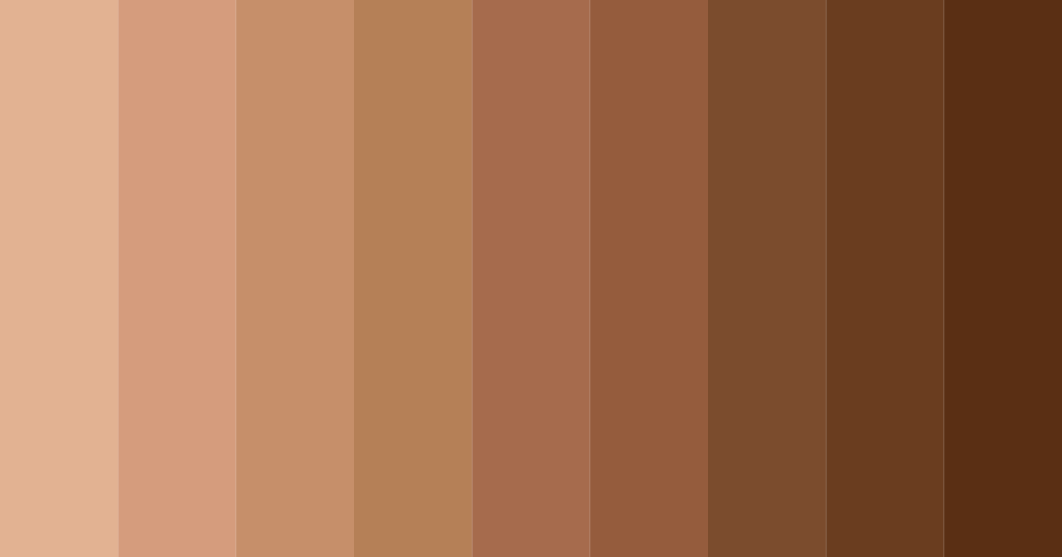 Download light brown rust color palette PNG image (landscape)