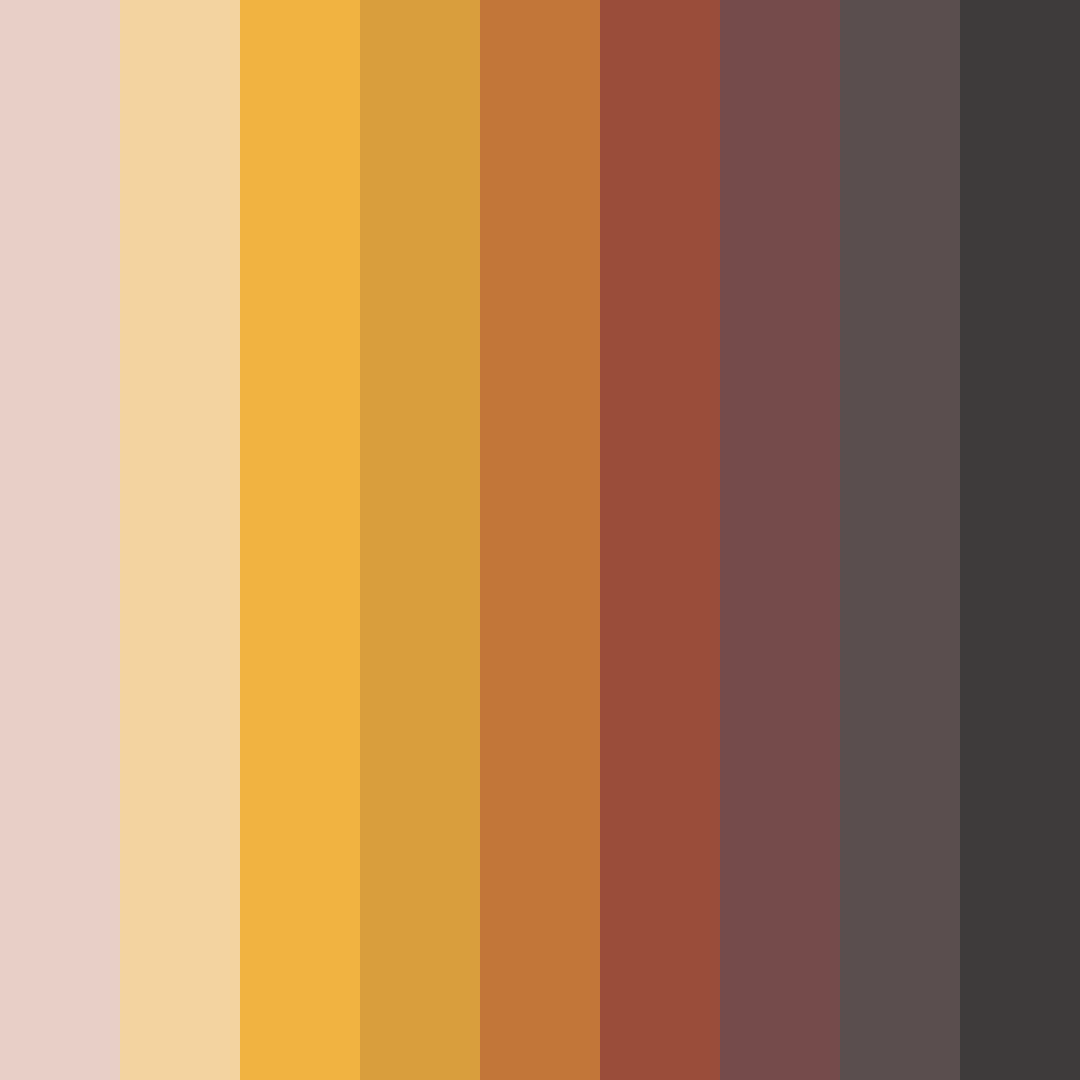 Download sunset on weathered stone color palette PNG image (square)