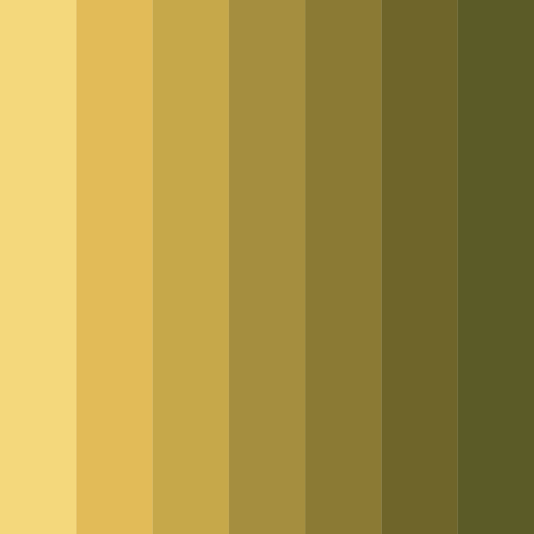 Download golden harvest color palette PNG image (square)