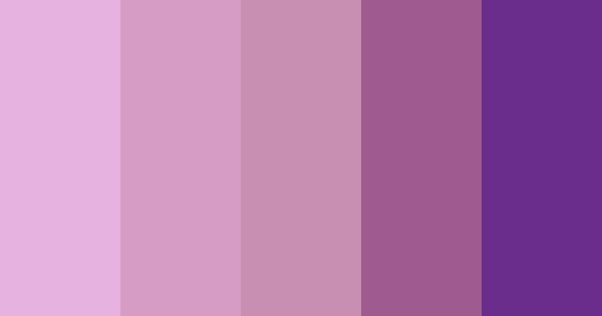 Download purple blossom color palette PNG image (landscape)