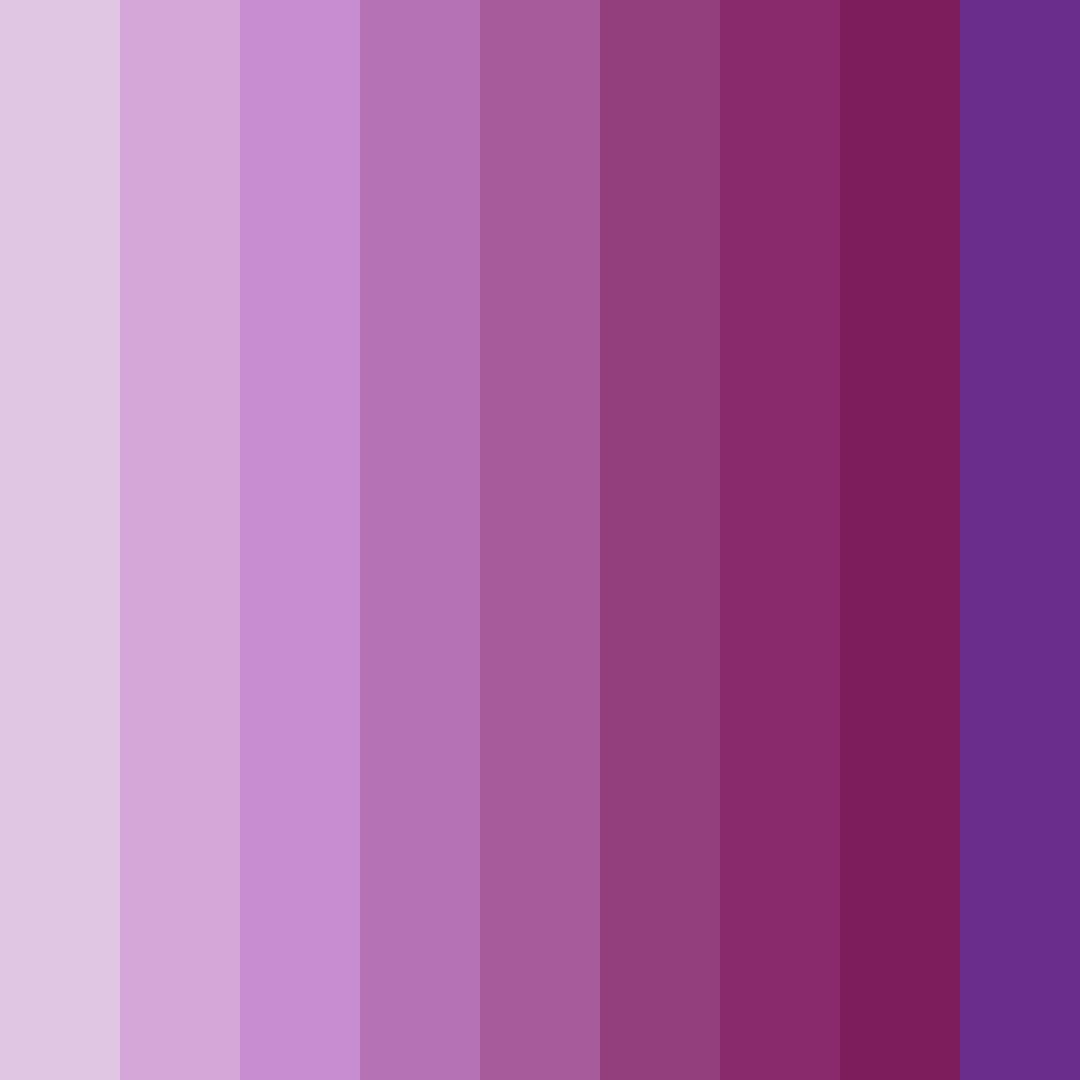 Download purple haze color palette PNG image (square)