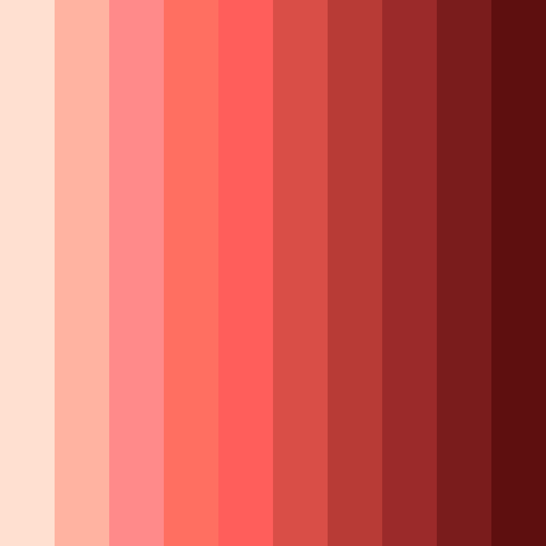 Download sunset sorbet color palette PNG image (square)