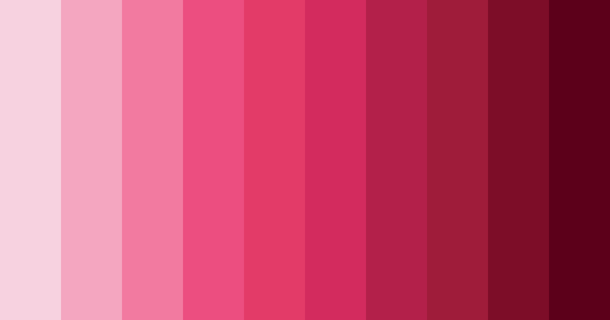 Download mellow magenta shades color palette PNG image (landscape)
