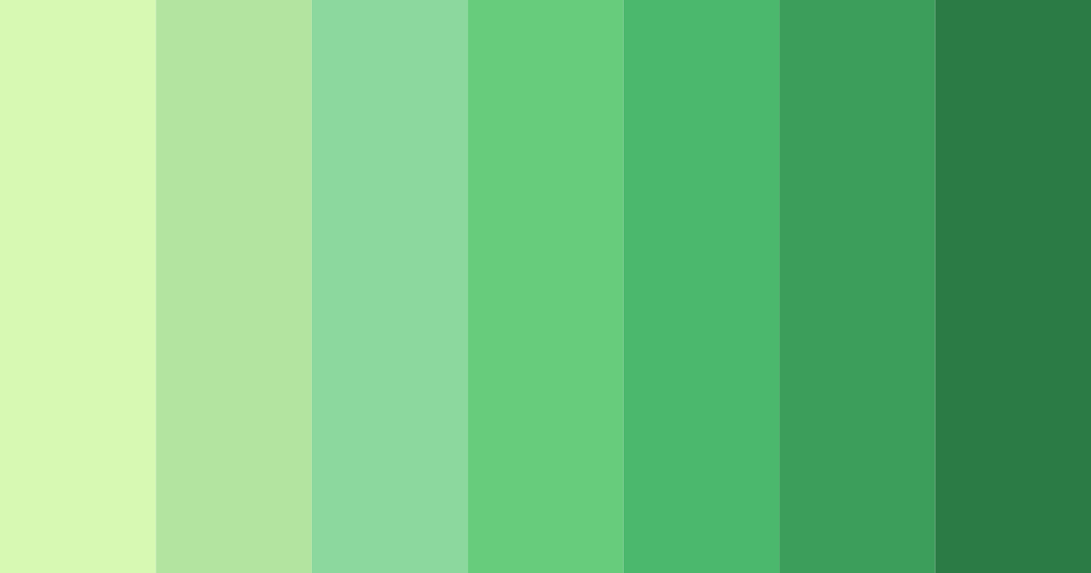 Download lime lush garden color palette PNG image (landscape)