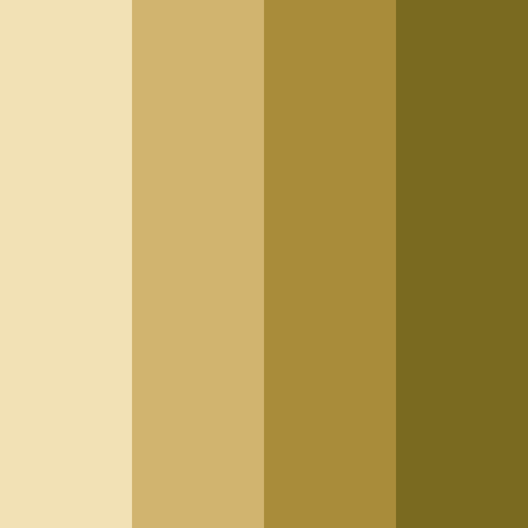 Download golden business color palette PNG image (square)
