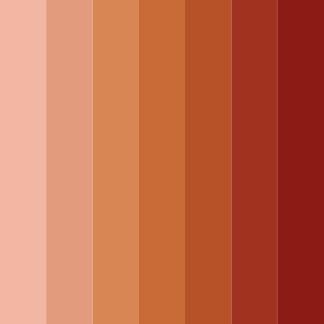 Download autumn ember color palette PNG image (square)