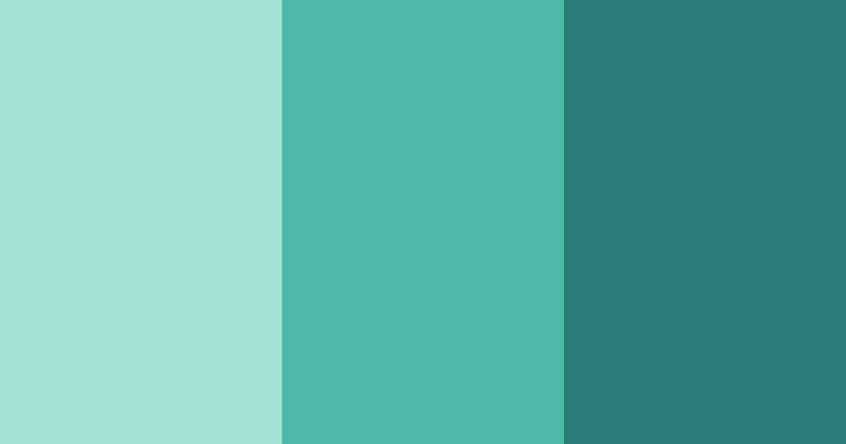 Download teal bali color palette PNG image (landscape)