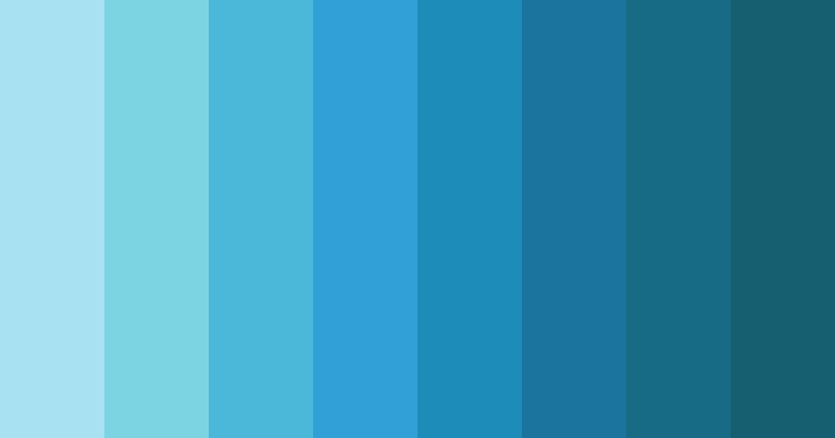 Download blue colibri color palette PNG image (landscape)