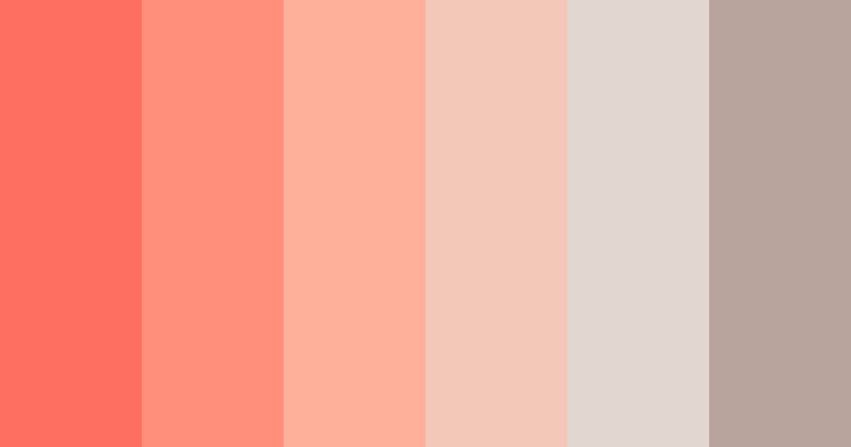 Download coral sunrise color palette PNG image (landscape)
