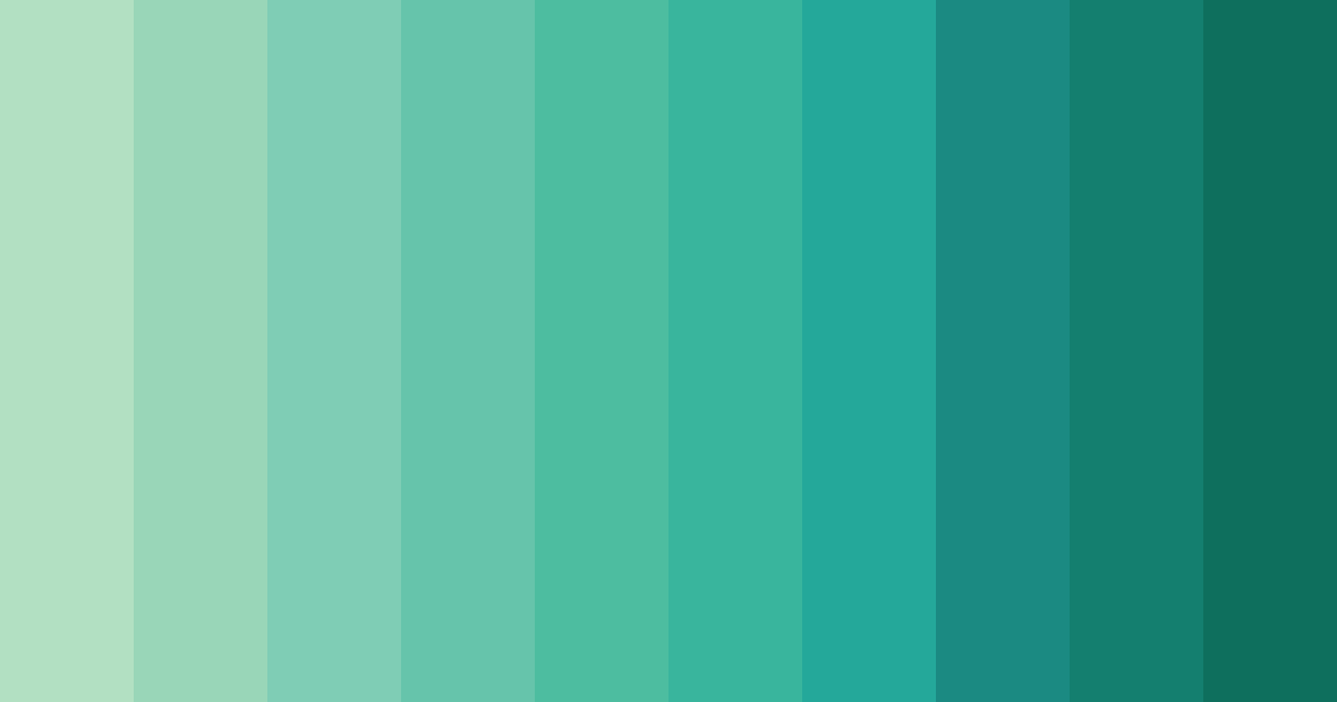 Download minty meadow color palette PNG image (landscape)