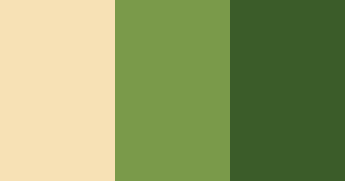 Download creamy green color palette PNG image (landscape)