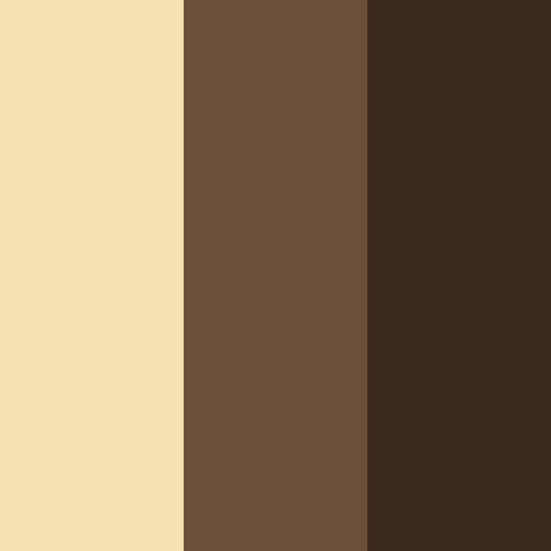 Download creamy brown color palette PNG image (square)