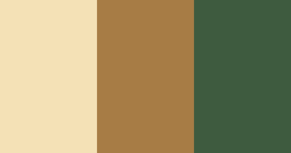 Download honeyed forest dreams color palette PNG image (landscape)